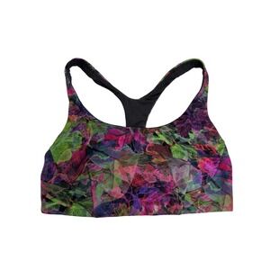 Lululemon‎ Wunder Train Bra *Medium Support, C/D Cup *Vivid Floral Tone Multi 8